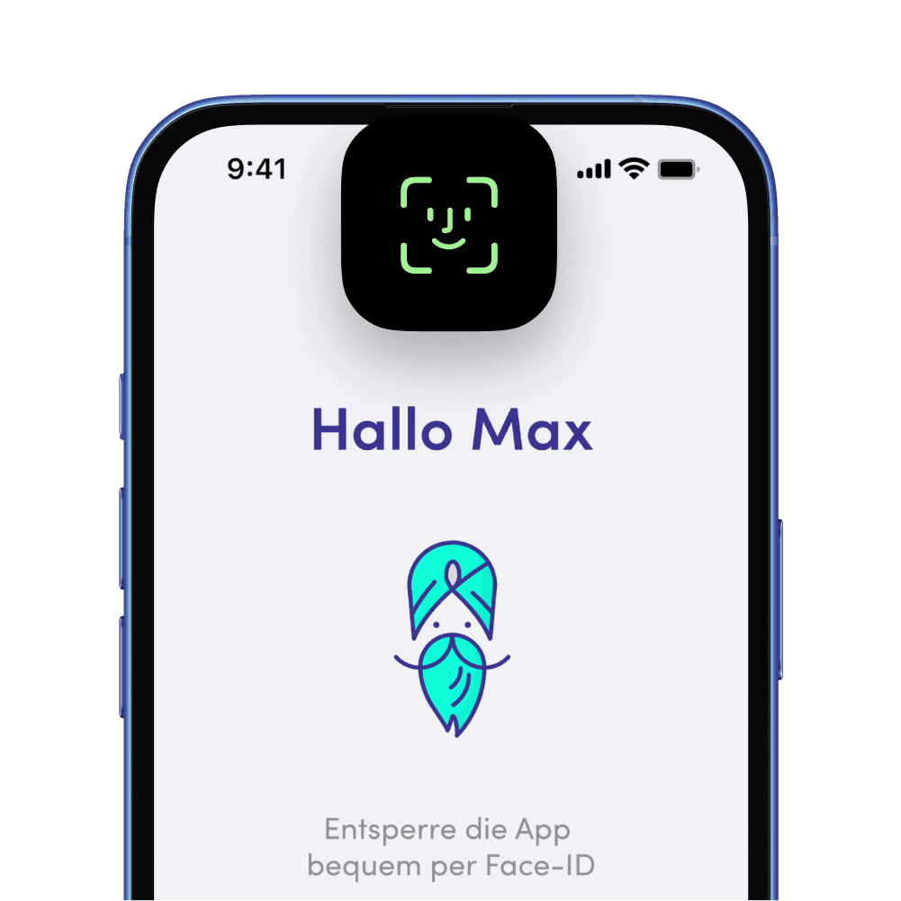 App entsperren mit Face ID