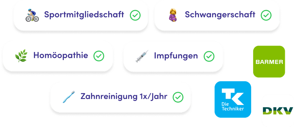 Krankenkassen Leistungen vergleichen