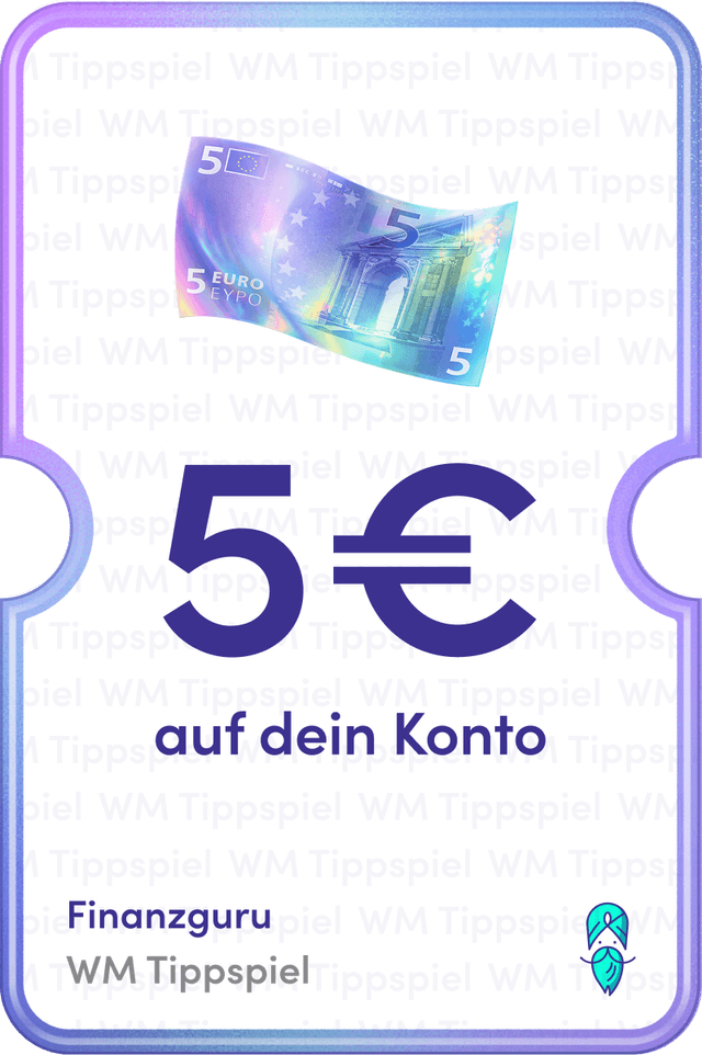 5 € auf dein Konto