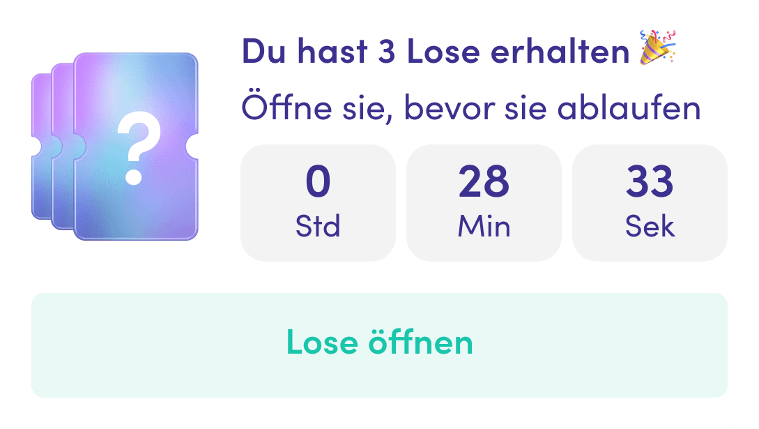 Lose erhalten